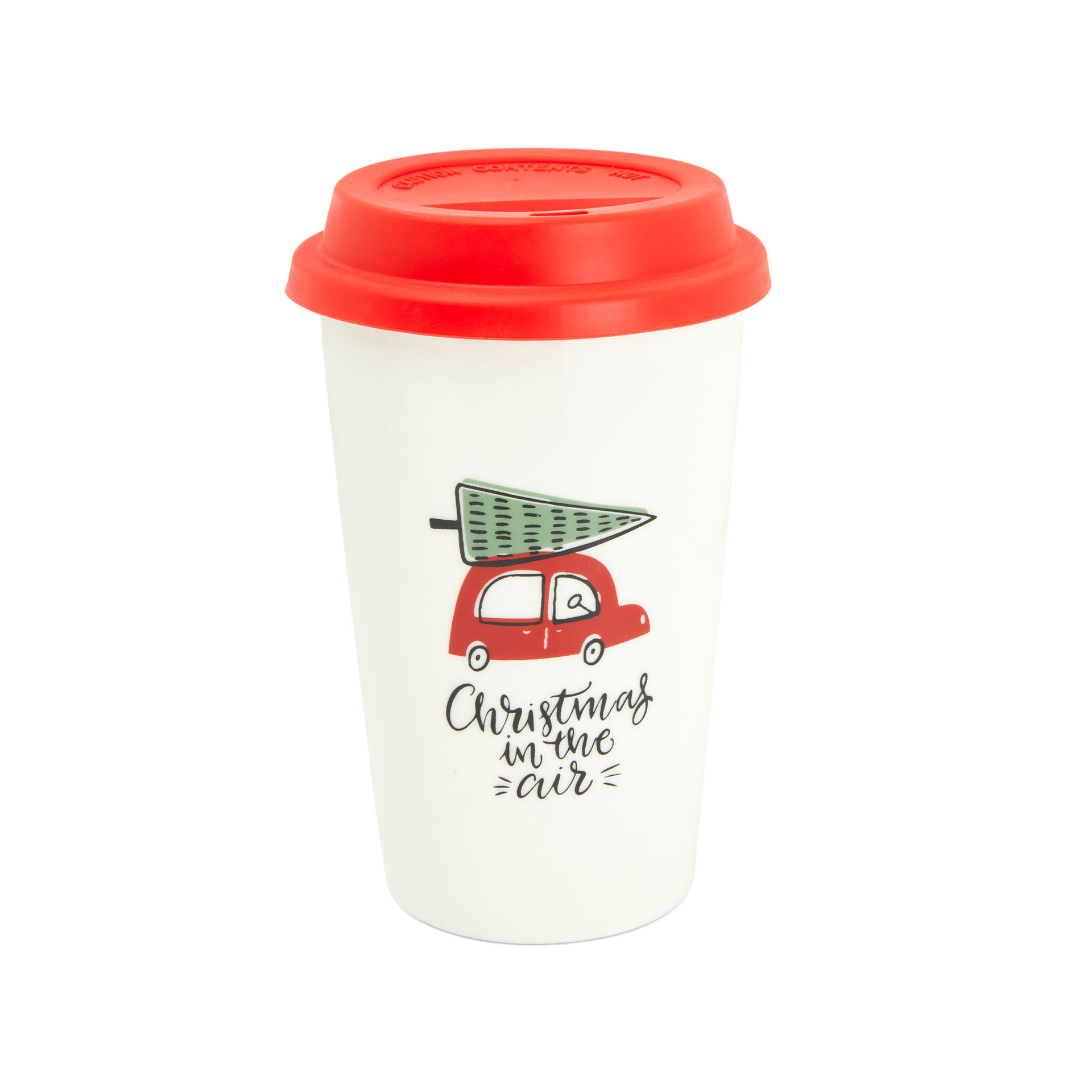 Tazza Con Coperchio In Silicone 300 Ml - Christmas In The Air, , large