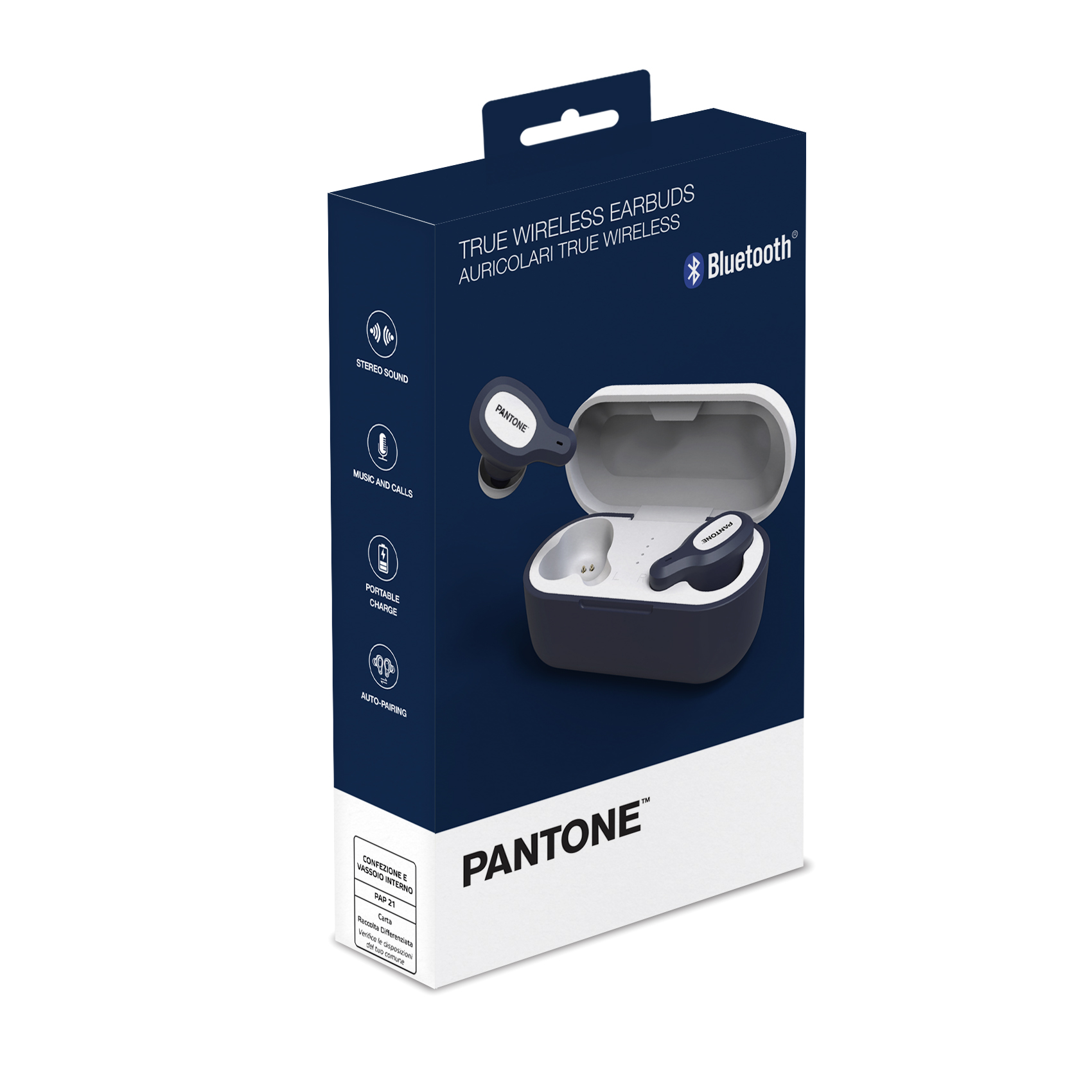 Auricolari Stereo Bluetooth® Wireless Pantone, , large