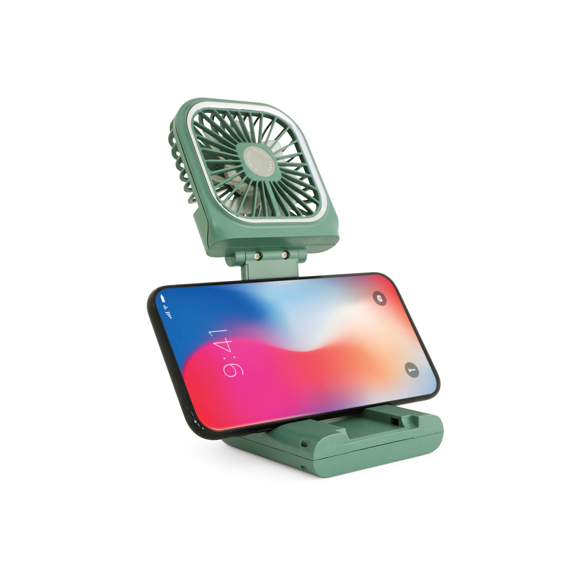 Mini Ventilatore Portatile Ricaricabile Con Power Bank, , large