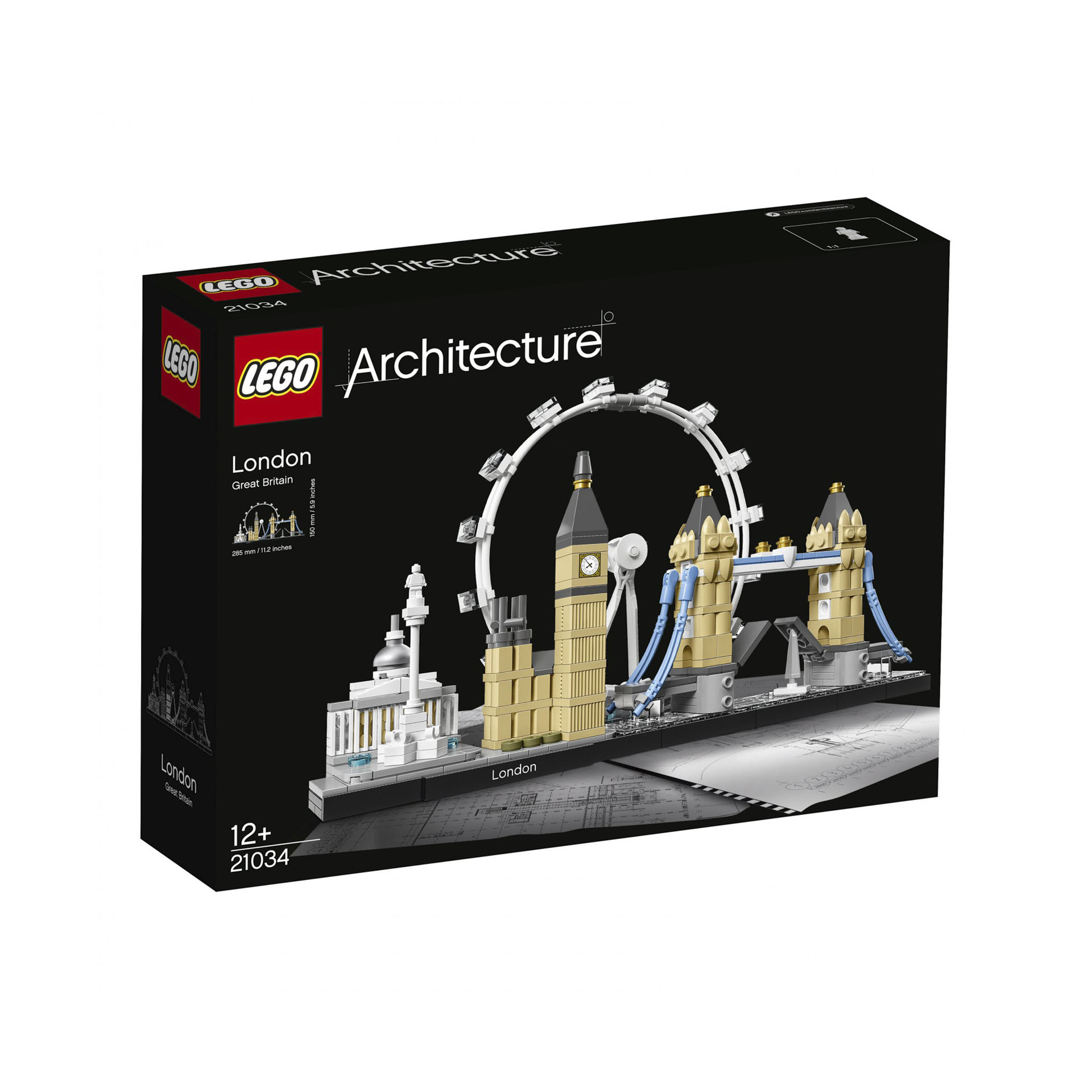 LEGO Architecture Londra, Set di Costruzioni Collezione Skyline con London Eye,  21034, , large