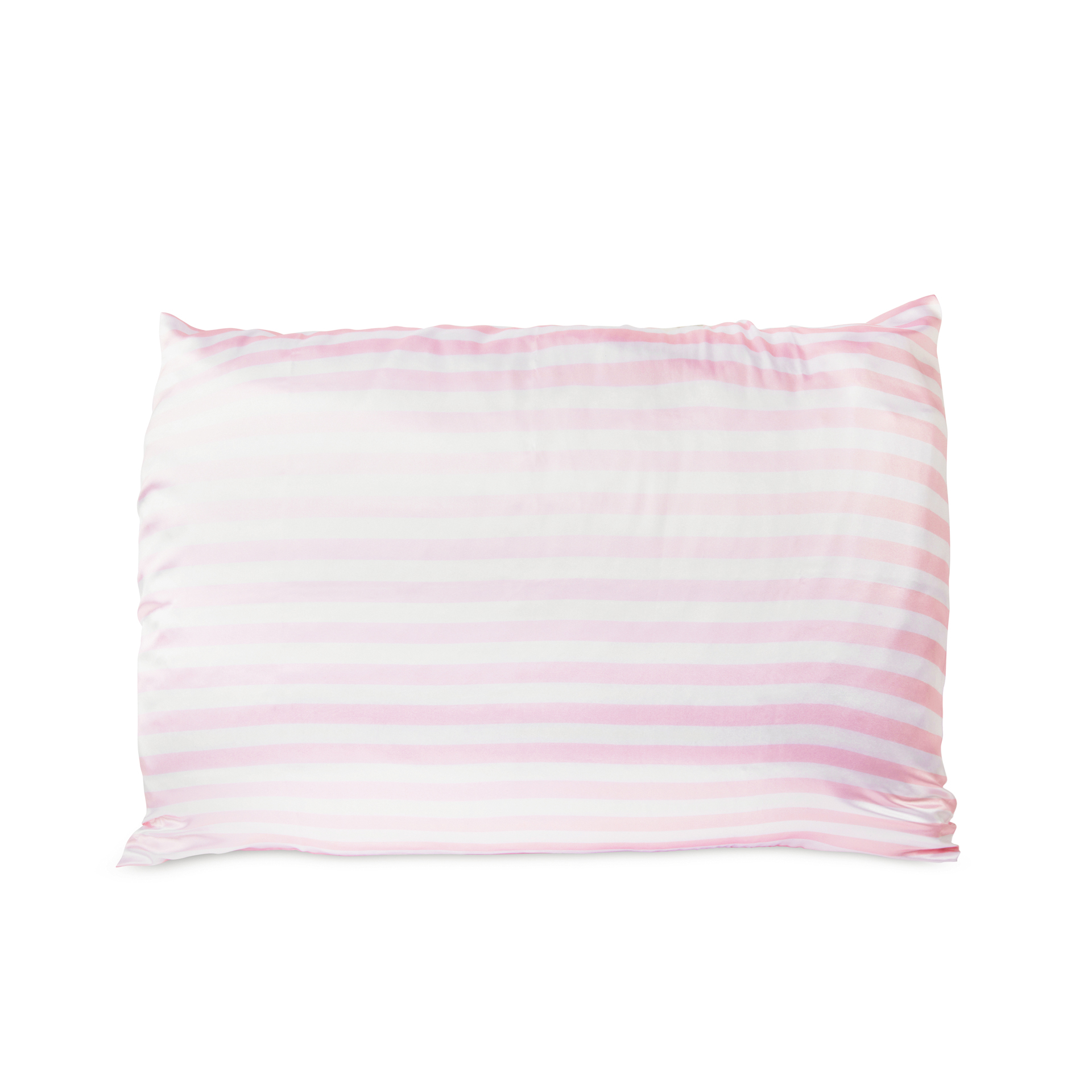 Set 2 Federe In Raso Rosa - 65 X 50 Cm, , large