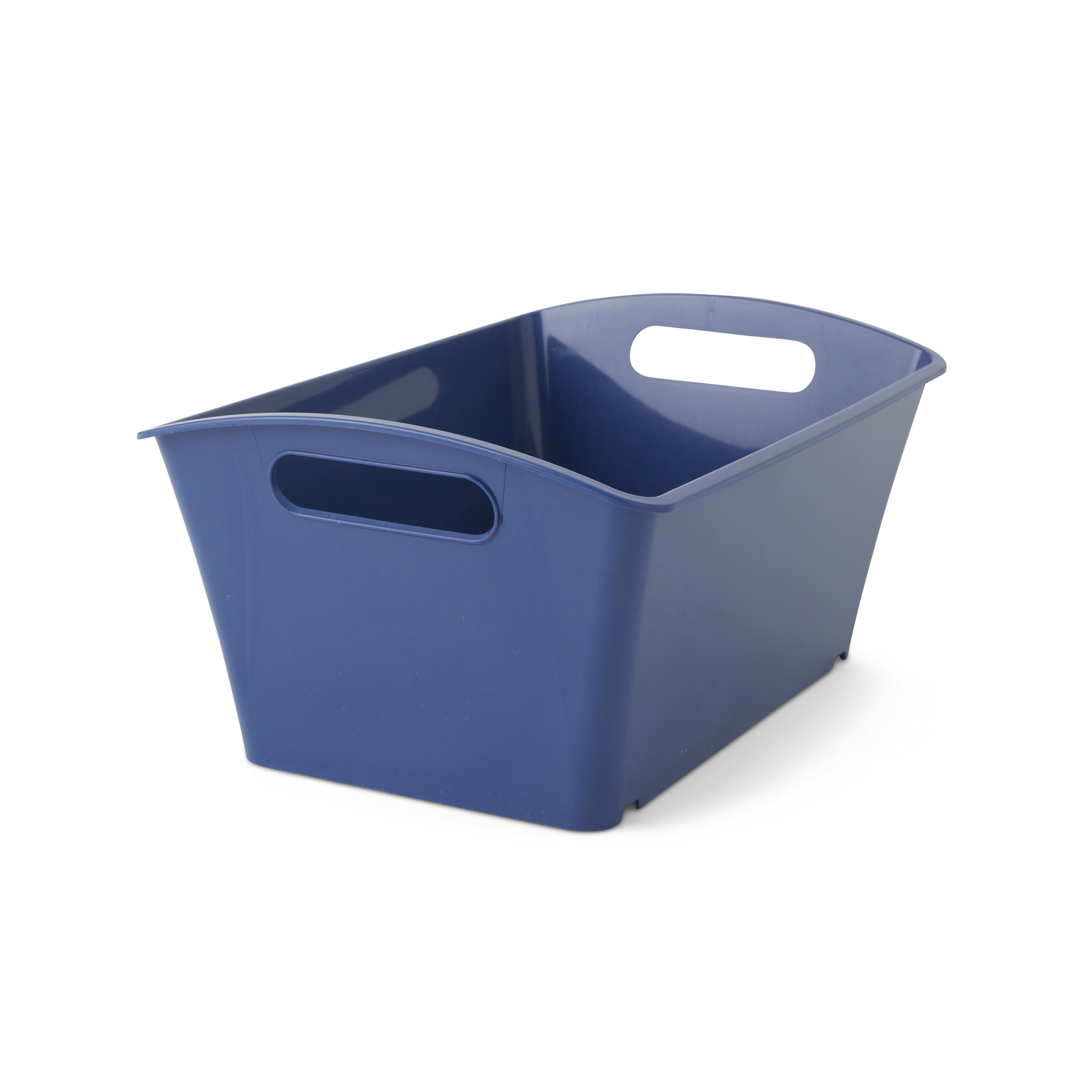 Contenitore In Plastica Riciclata 29 X 13 X 19 Cm - Blu, , large