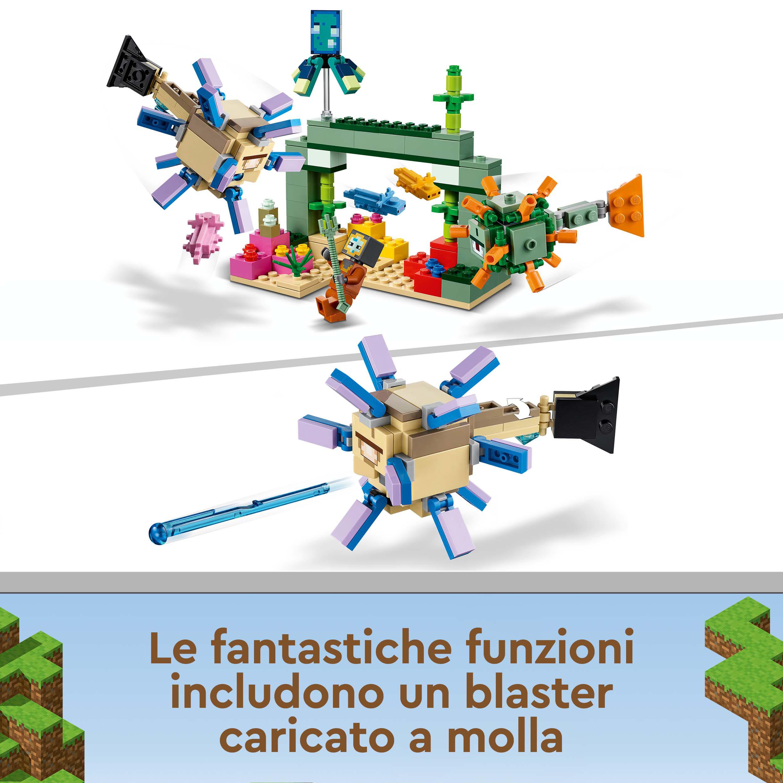 LEGO Minecraft La Battaglia del Guardiano, Avventura Subacquea, Set da Costruzio 21180, , large
