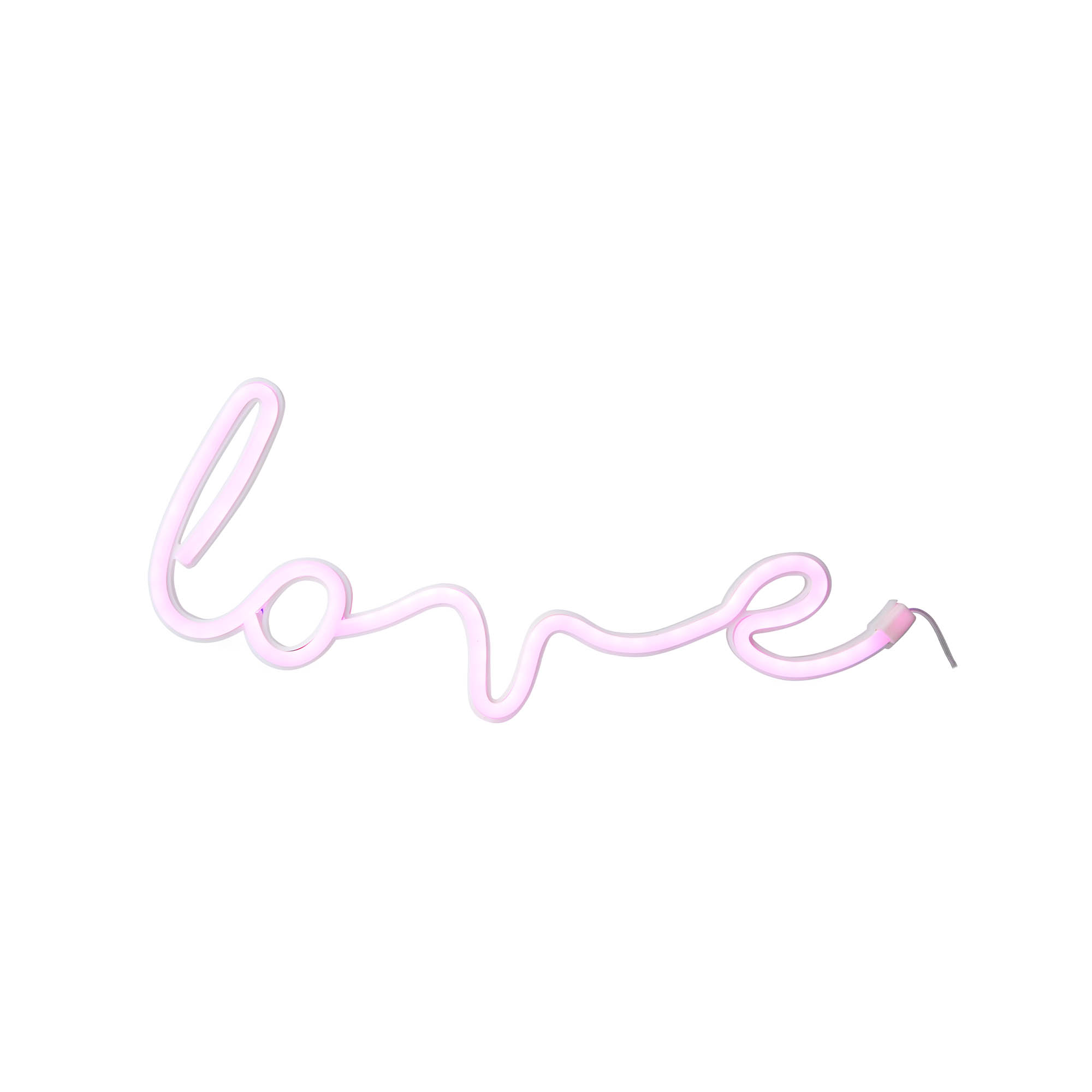 Luce Da Tavolo Effetto Neon A Batterie - Scritta Love, , large