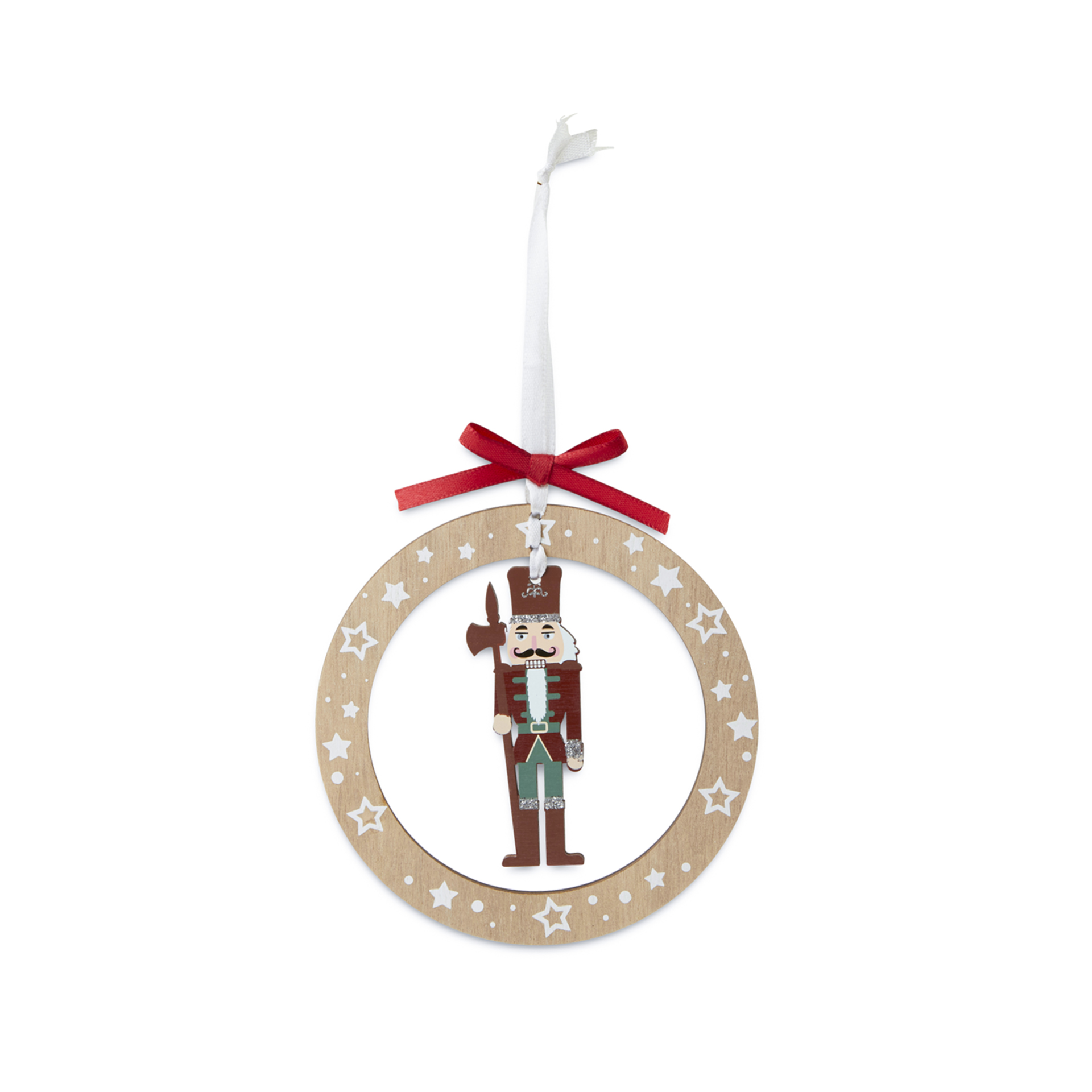 Decorazioni Per Albero – “schiaccianoci” – Cerchio – Set Da 4 Pz., , large
