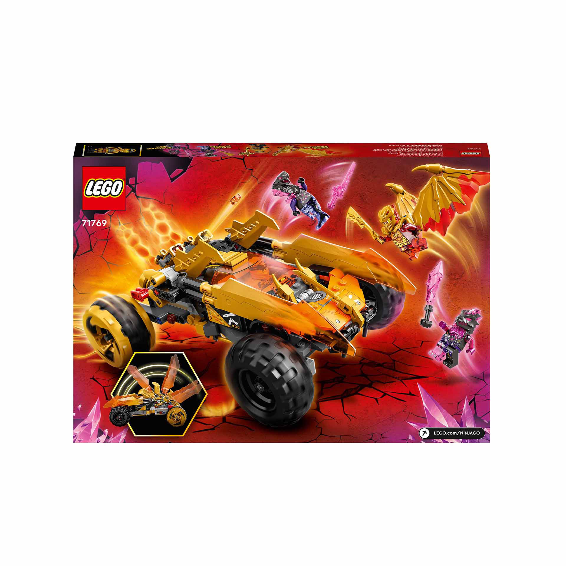 LEGO Ninjago Fuoristrada Drago di Cole, Set Serie TV Crystallized, Minifigure e 71769, , large